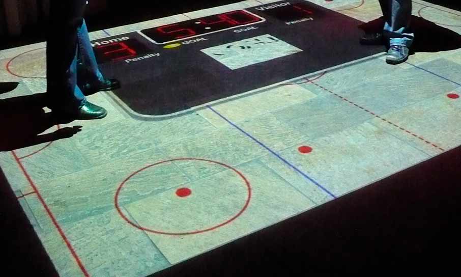 Interaktivní event podlaha